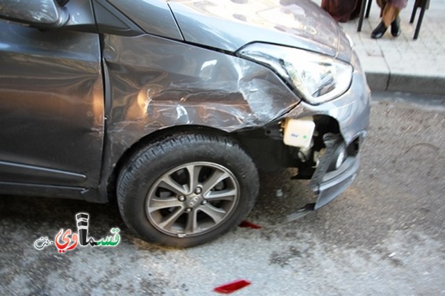 بالصور: اصابة متوسطة لسيدة بحادث طرق ذاتي وانقلاب مركبة في مدينة يافا                      تصوير كايد حسنين